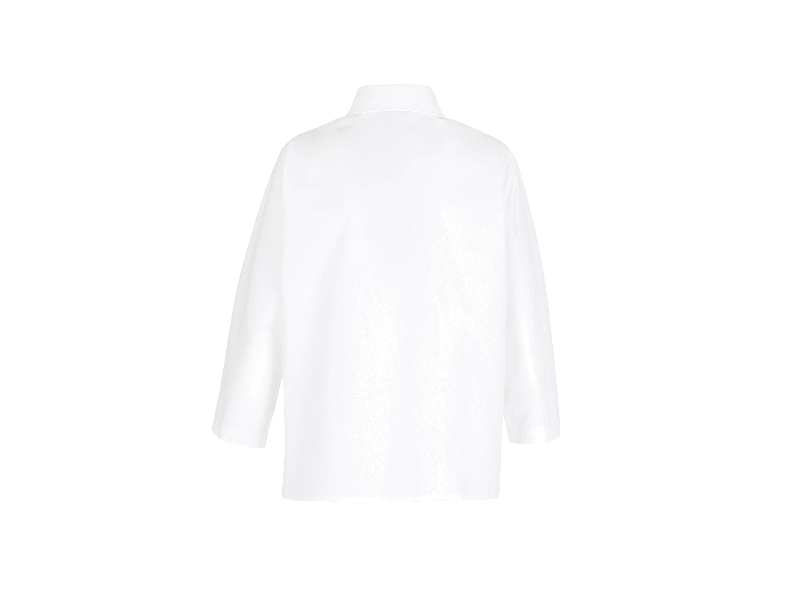 CAFENOIR Camicia Over Manica 3/4 Bianco JC0023 - Sandrini Calzature e Abbigliamento