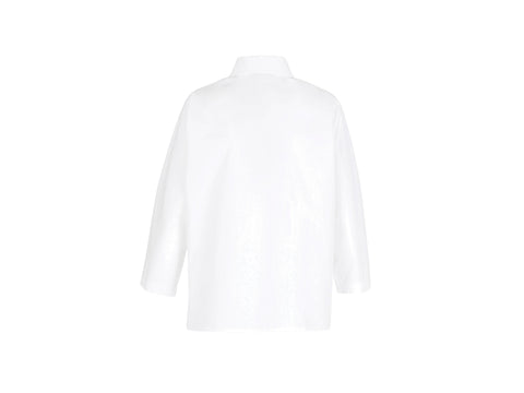 CAFENOIR Camicia Over Manica 3/4 Bianco JC0023 - Sandrini Calzature e Abbigliamento