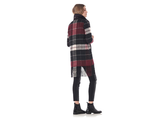 CAFENOIR Cappotto Check Frange Multivino JI0011 - Sandrini Calzature e Abbigliamento