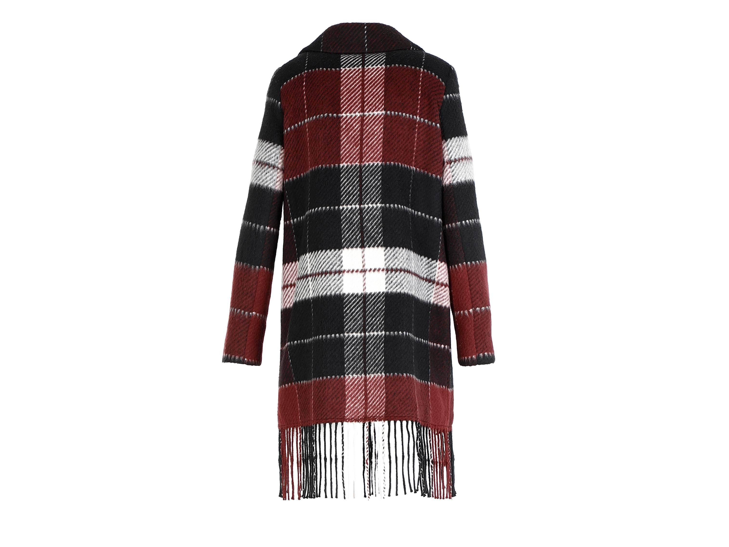 CAFENOIR Cappotto Check Frange Multivino JI0011 - Sandrini Calzature e Abbigliamento