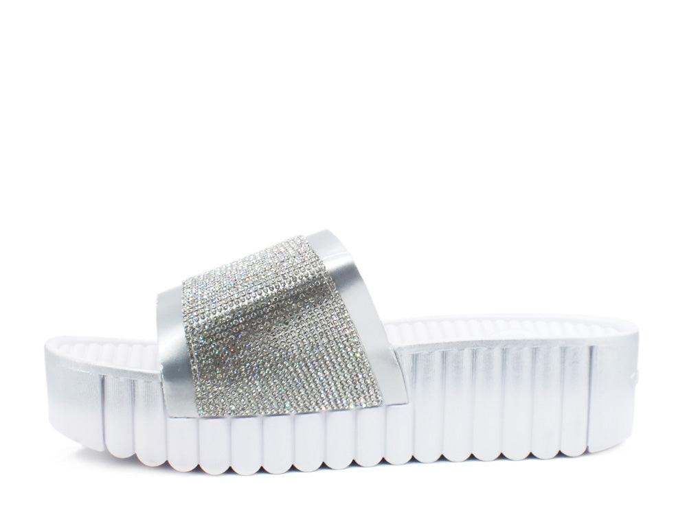 CAFèNOIR Ciabatta Argento GFD913 - Sandrini Calzature e Abbigliamento