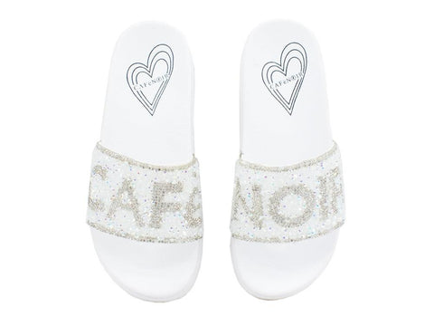 CAFèNOIR Ciabatta Bianco GFC921 - Sandrini Calzature e Abbigliamento