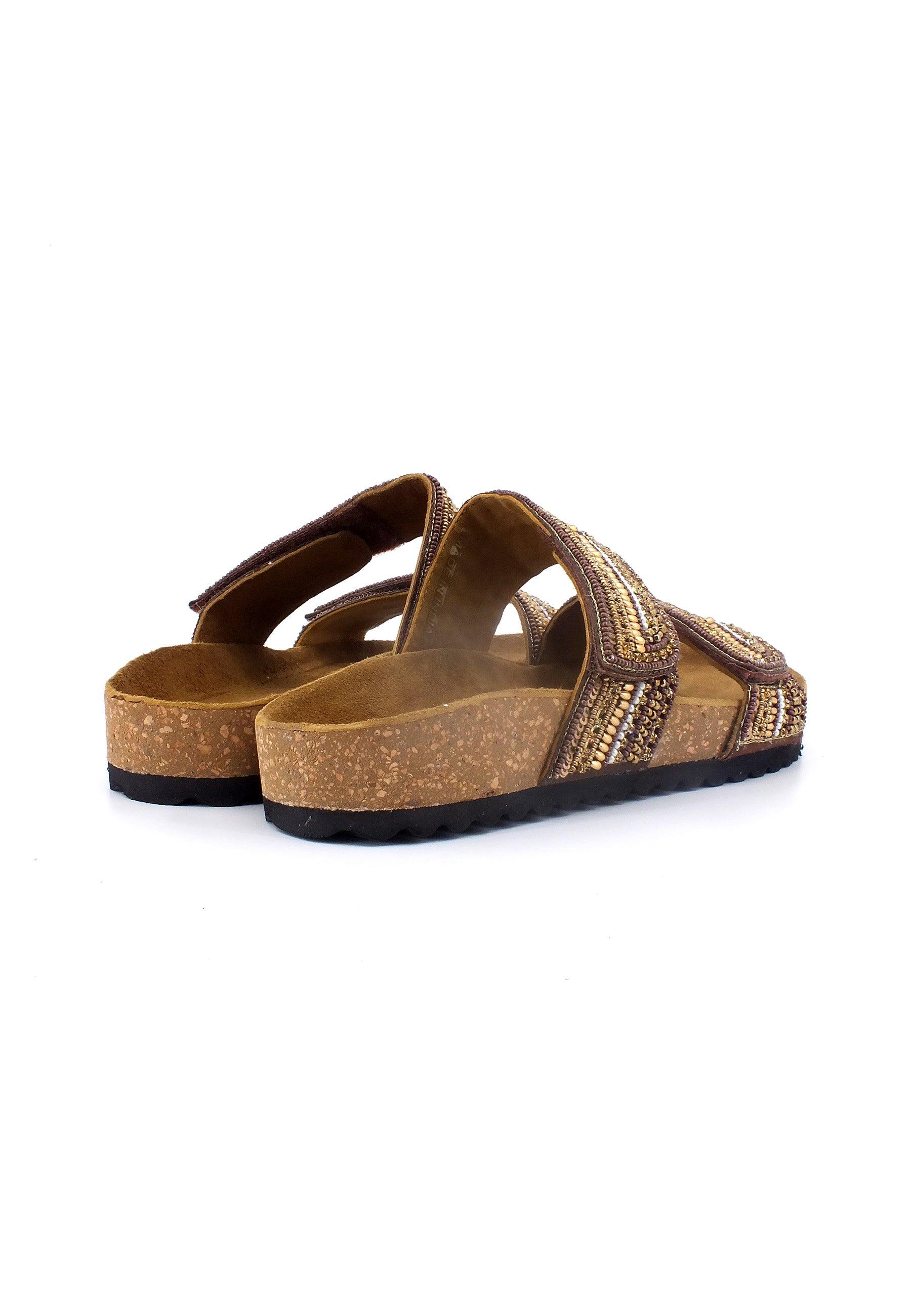 CAFENOIR Ciabatta Donna Multi Marrone GD9110 - Sandrini Calzature e Abbigliamento