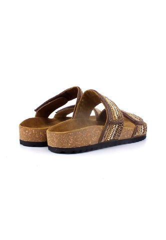 CAFENOIR Ciabatta Donna Multi Marrone GD9110 - Sandrini Calzature e Abbigliamento