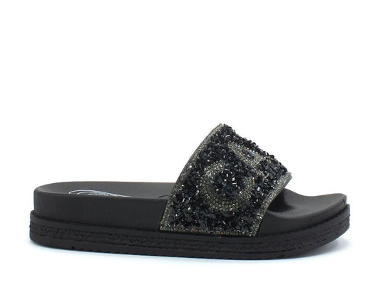 CAFèNOIR Ciabatta Nero GFC921 - Sandrini Calzature e Abbigliamento