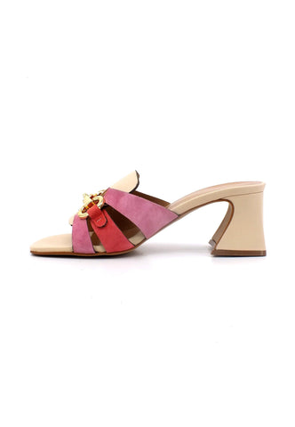 CAFENOIR Ciabatta Tacco Donna Multi Beige LC5005 - Sandrini Calzature e Abbigliamento