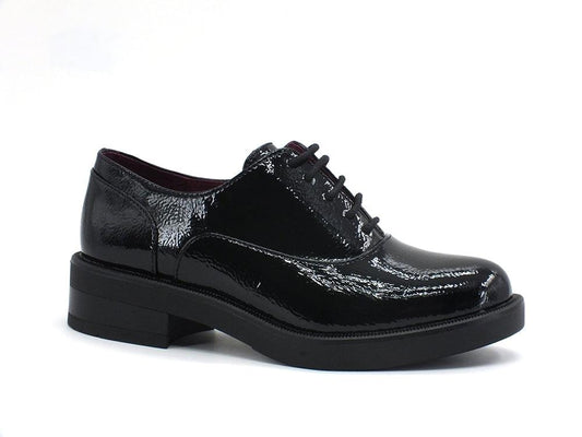 CAFENOIR Derby Vernice Nero FEA921 - Sandrini Calzature e Abbigliamento