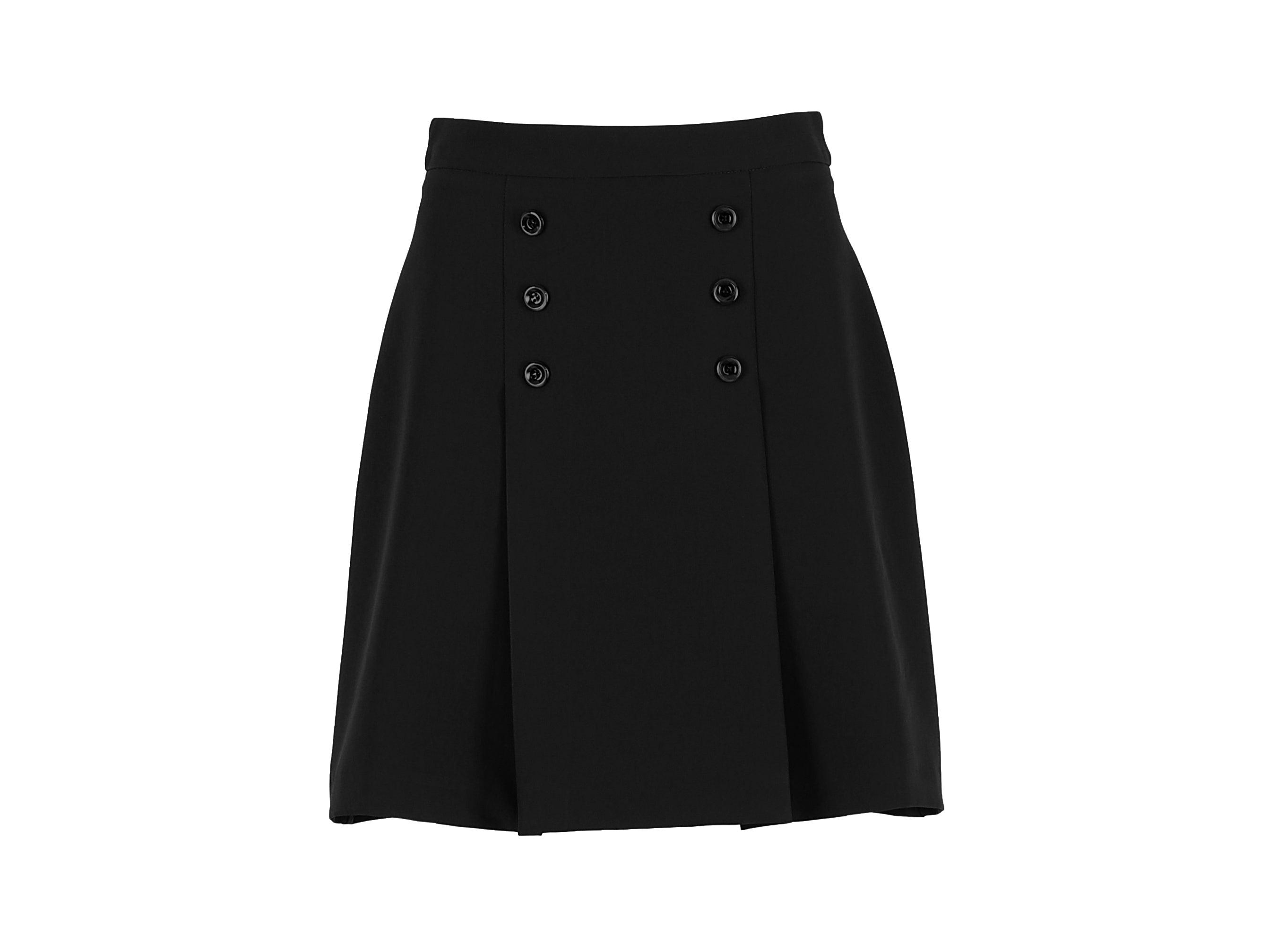 CAFENOIR Gonna College Bottoni Nero JO0007 - Sandrini Calzature e Abbigliamento