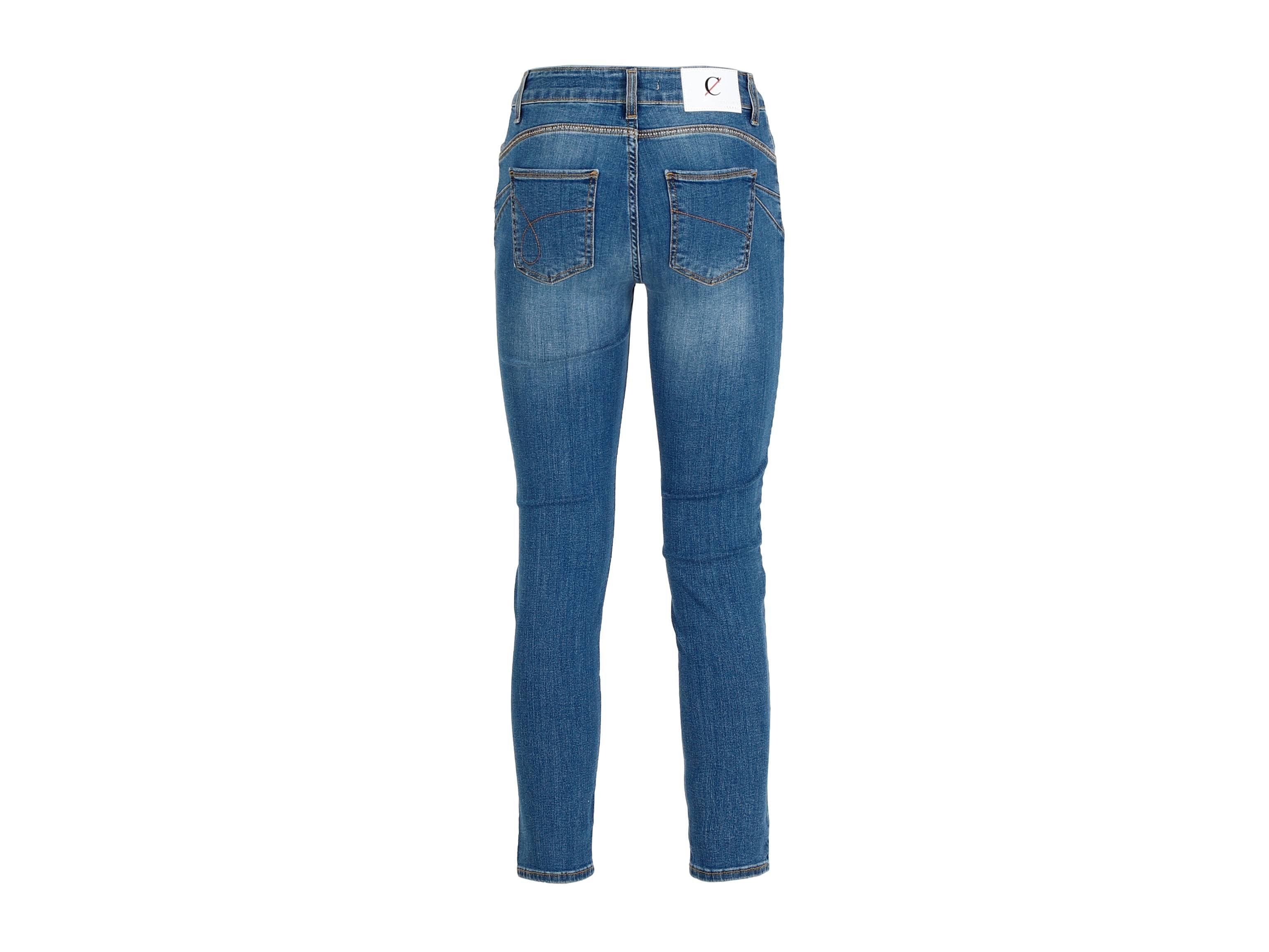 CAFENOIR Jeans Slim Fit Blu Medio Chiaro JJ0057 - Sandrini Calzature e Abbigliamento