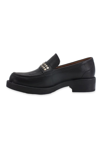 CAFENOIR Mocassino Borchiette Donna Nero EA1702 - Sandrini Calzature e Abbigliamento