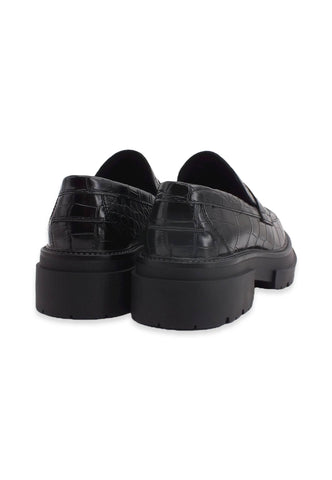 CAFENOIR Mocassino Croco Donna Nero EC8220 - Sandrini Calzature e Abbigliamento