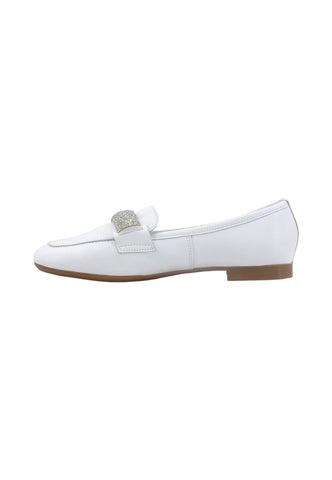 CAFENOIR Mocassino Donna Bianco Strass EG4001 - Sandrini Calzature e Abbigliamento