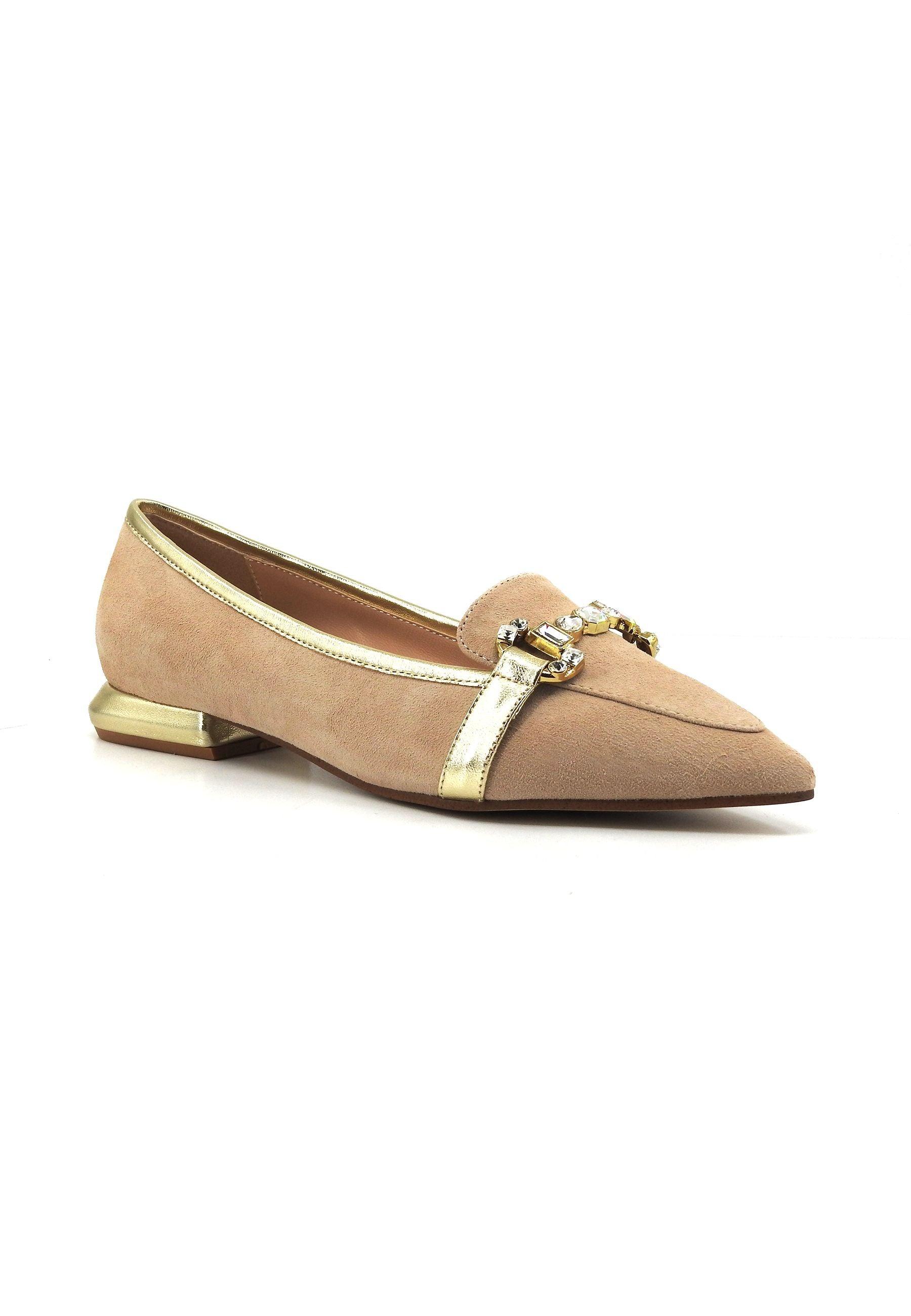 CAFENOIR Mocassino Donna Ecru Beige ED5002 - Sandrini Calzature e Abbigliamento