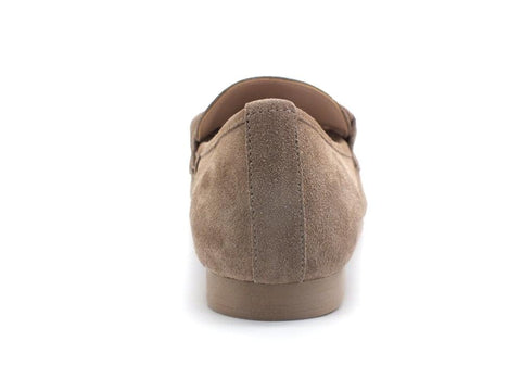 CAFENOIR Mocassino Suede Catena Beige Taupe EG6000 - Sandrini Calzature e Abbigliamento
