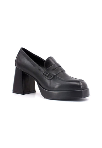 CAFENOIR Mocassino Tacco Donna Nero LD1040 - Sandrini Calzature e Abbigliamento