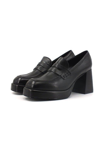 CAFENOIR Mocassino Tacco Donna Nero LD1040 - Sandrini Calzature e Abbigliamento