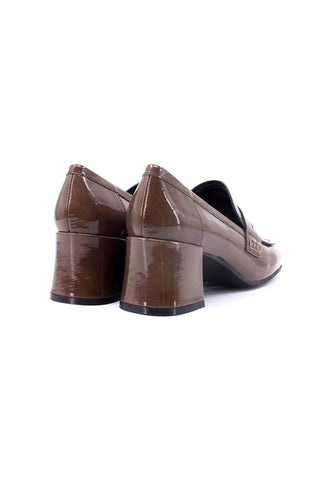CAFENOIR Mocassino Tacco Donna Tortora LB3014 - Sandrini Calzature e Abbigliamento