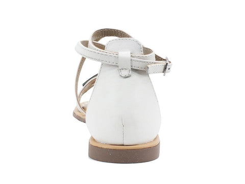 CAFENOIR Sandalo Applicazioni Donna Bianco GL1030 - Sandrini Calzature e Abbigliamento