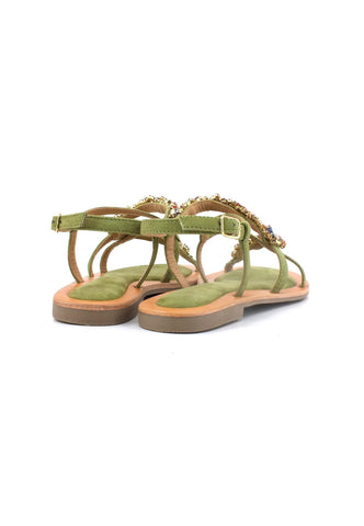 CAFENOIR Sandalo Donna Verde GE5420 - Sandrini Calzature e Abbigliamento