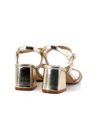 CAFENOIR Sandalo Tacco Donna Oro Platino LF9005 - Sandrini Calzature e Abbigliamento