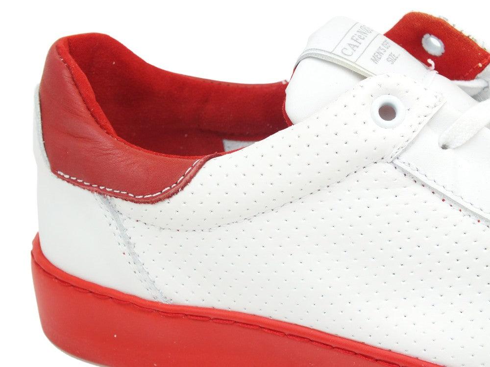 CAFèNOIR Sneaker Bianco Rosso IPP132 - Sandrini Calzature e Abbigliamento