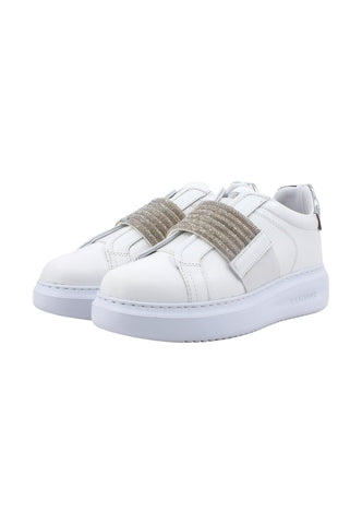 CAFENOIR Sneaker Donna Strass Bianco DE1003 - Sandrini Calzature e Abbigliamento