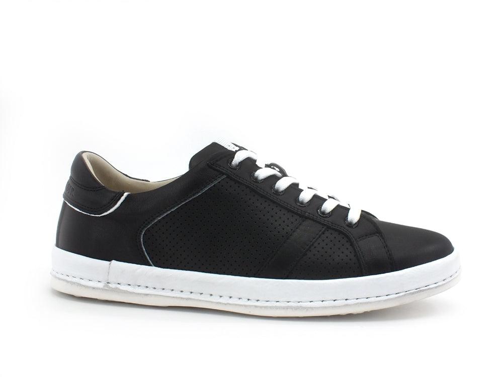 CAFENOIR Sneaker Lacci Uomo Nabuk Traforata Nero PT1050 - Sandrini Calzature e Abbigliamento