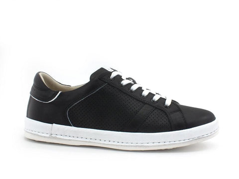 CAFENOIR Sneaker Lacci Uomo Nabuk Traforata Nero PT1050 - Sandrini Calzature e Abbigliamento