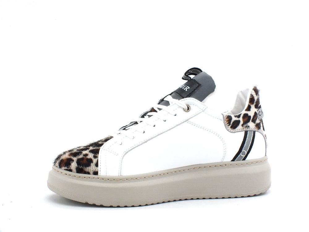 CAFENOIR Sneaker Platform Leopard Bianco DE1211 - Sandrini Calzature e Abbigliamento