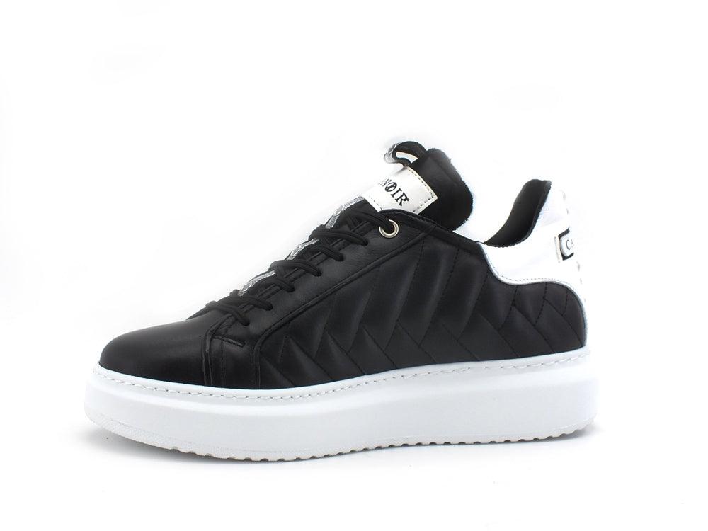 CAFENOIR Sneaker Platform Trapuntata Nero DE1480 - Sandrini Calzature e Abbigliamento