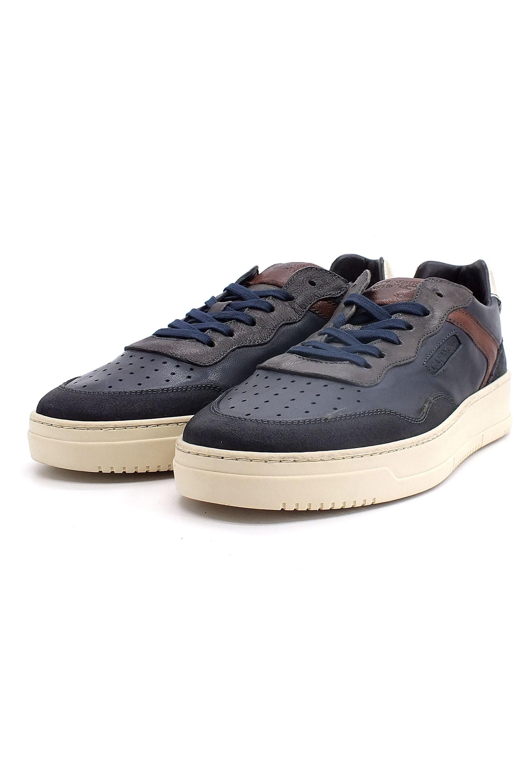 CAFENOIR Sneaker Tricolor Uomo Multi Blue PV1210 - Sandrini Calzature e Abbigliamento