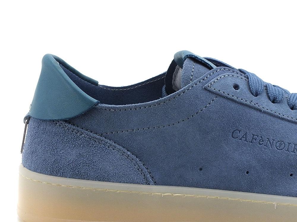 CAFENOIR Sneaker Uomo Suede Blu Cielo PQ6000 - Sandrini Calzature e Abbigliamento