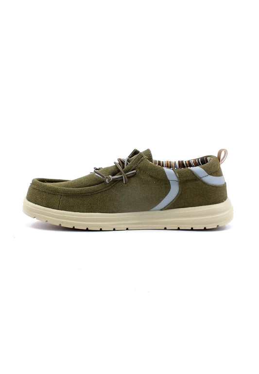 CAFENOIR Sneaker Vela Uomo Verde Kakhi TM9001 - Sandrini Calzature e Abbigliamento