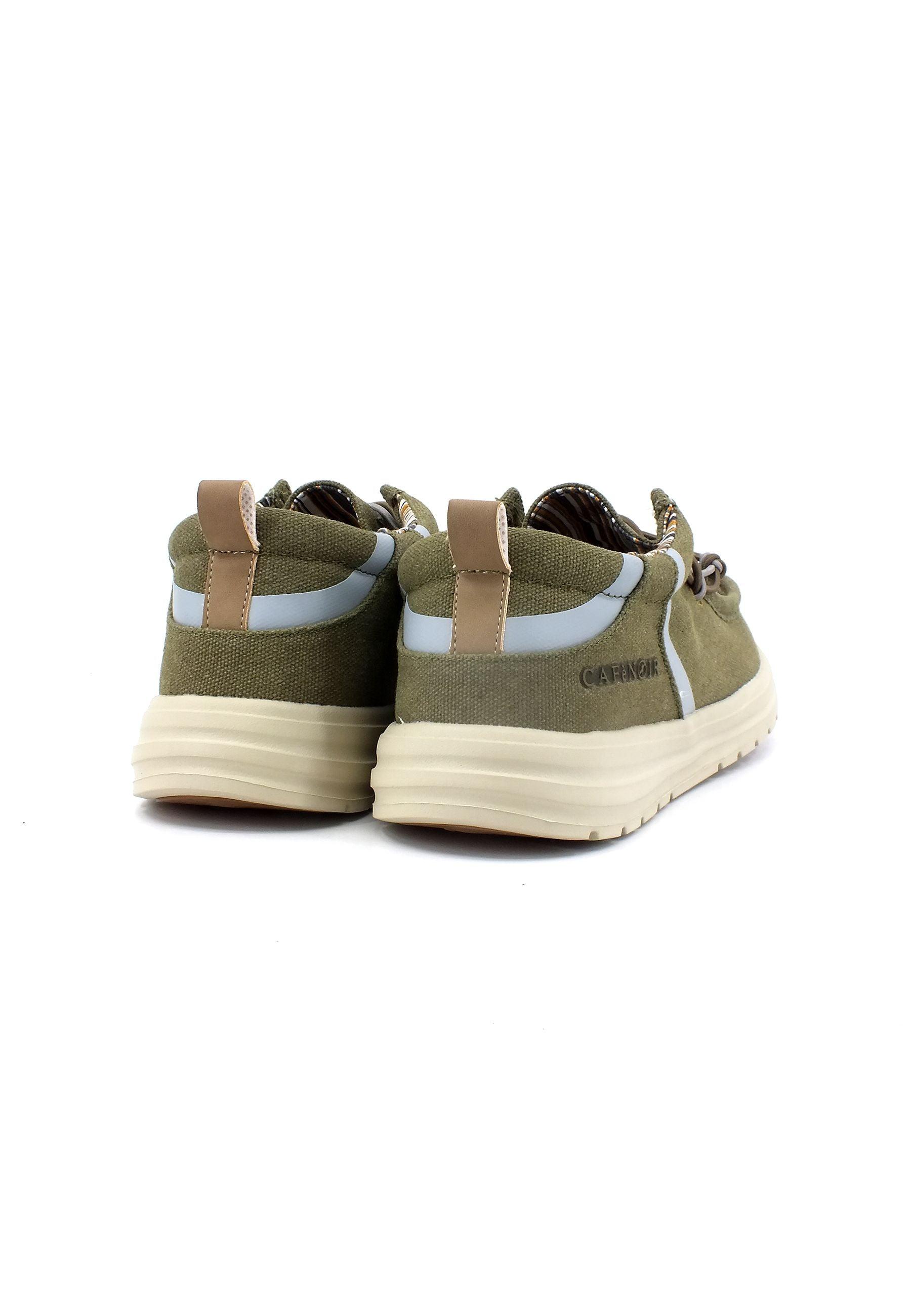 CAFENOIR Sneaker Vela Uomo Verde Kakhi TM9001 - Sandrini Calzature e Abbigliamento