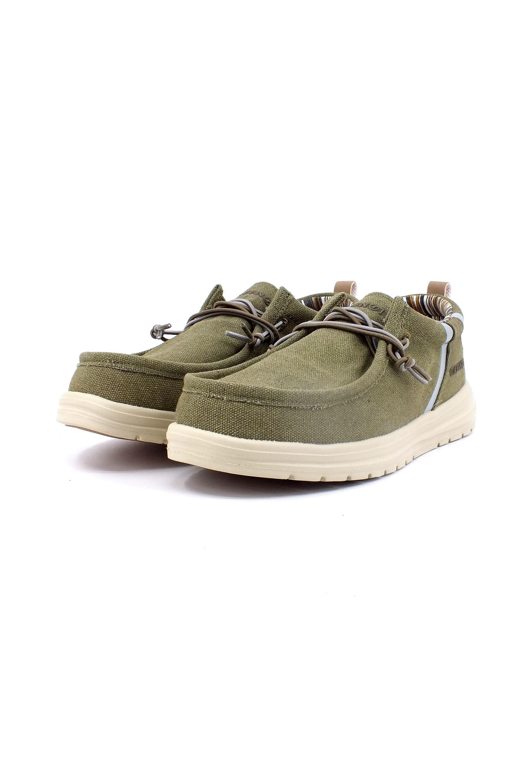 CAFENOIR Sneaker Vela Uomo Verde Kakhi TM9001 - Sandrini Calzature e Abbigliamento