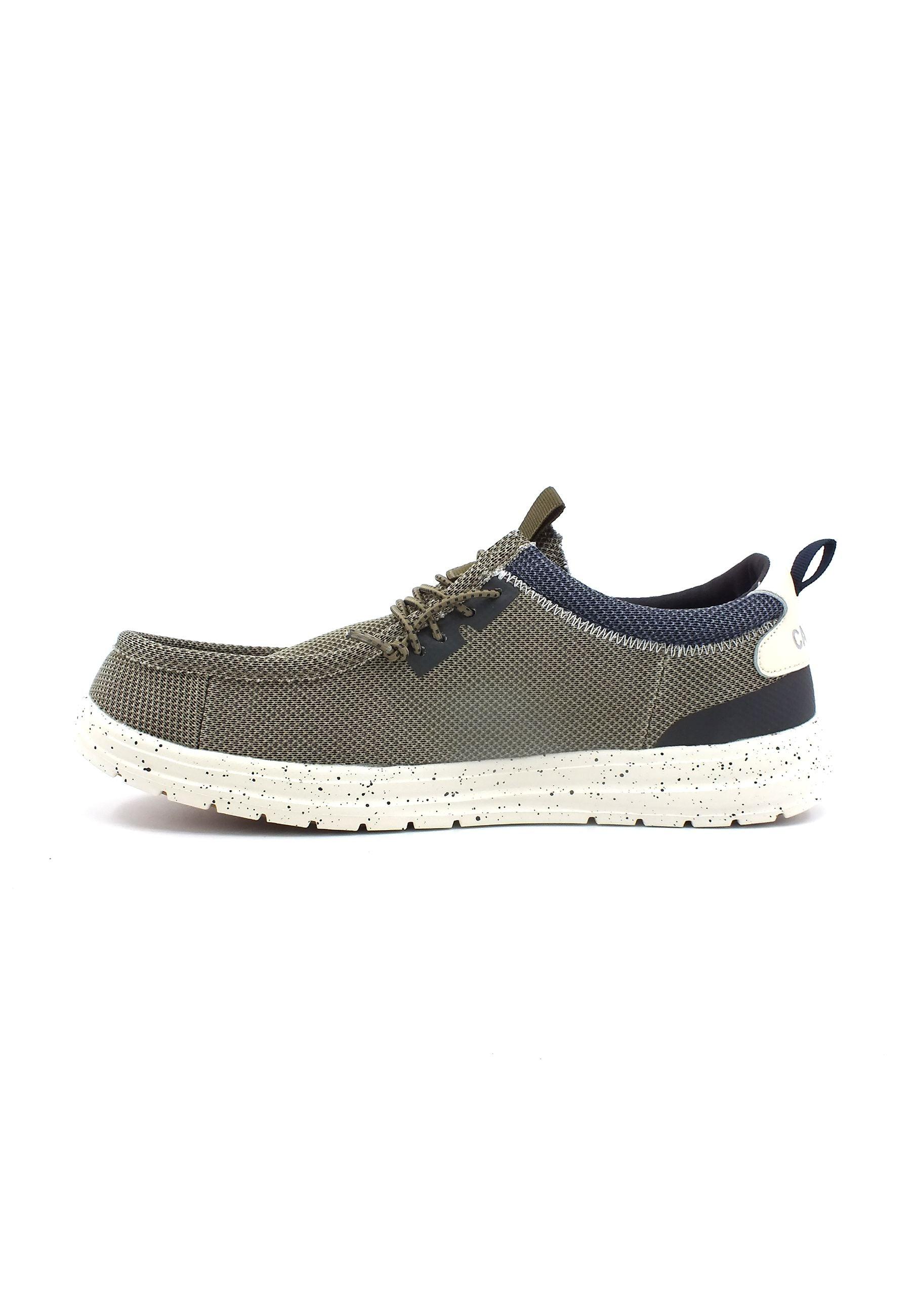 CAFENOIR Sneaker Vela Uomo Verde Taupe TM9004 - Sandrini Calzature e Abbigliamento