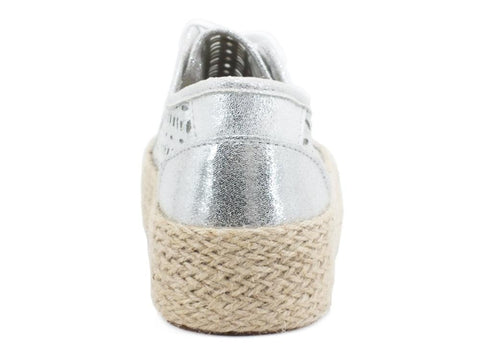 CAFENOIR Sneakers Corda Argento GDG937 - Sandrini Calzature e Abbigliamento