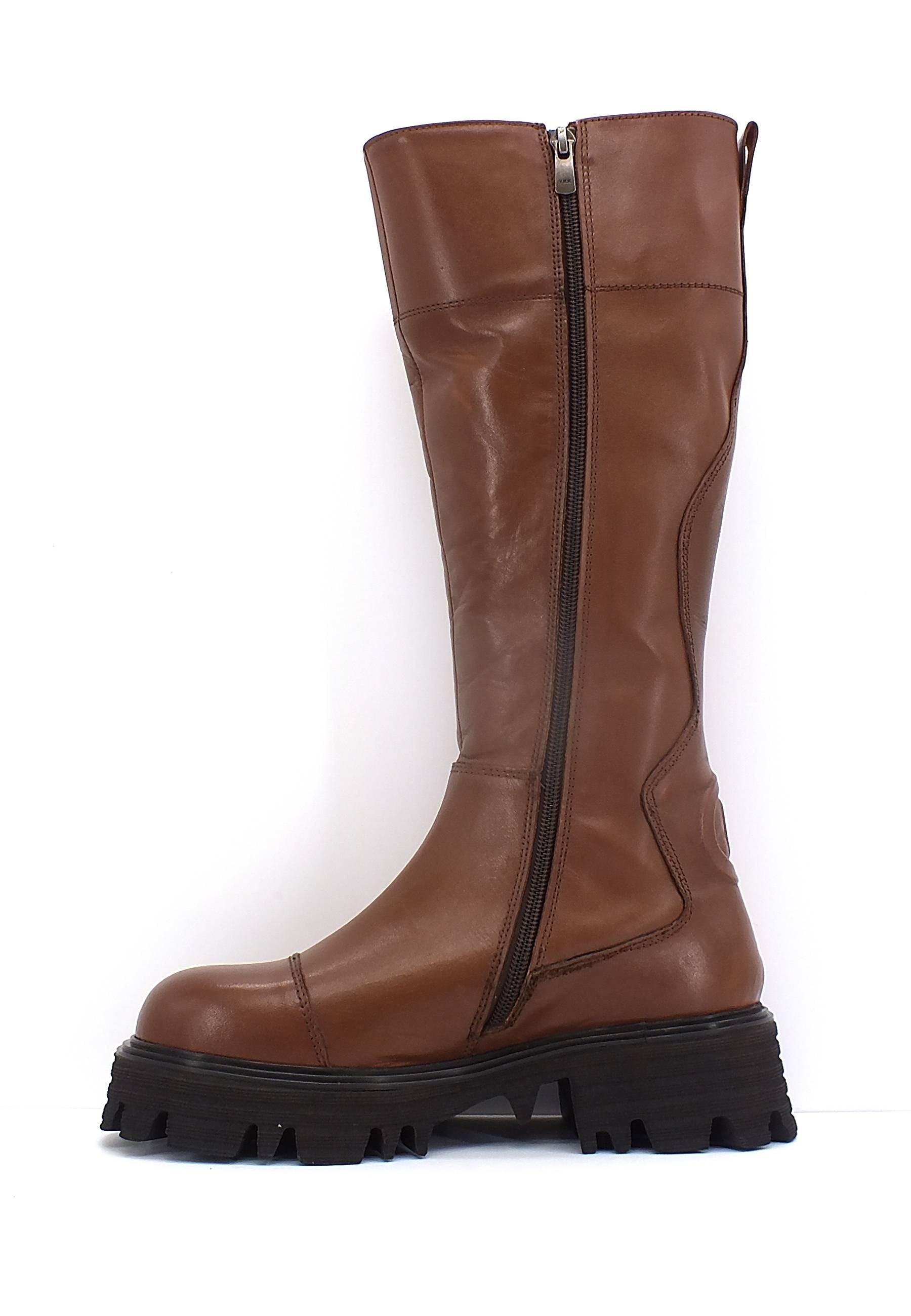 CAFENOIR Stivale Donna Marrone Cuoio FC1316 - Sandrini Calzature e Abbigliamento