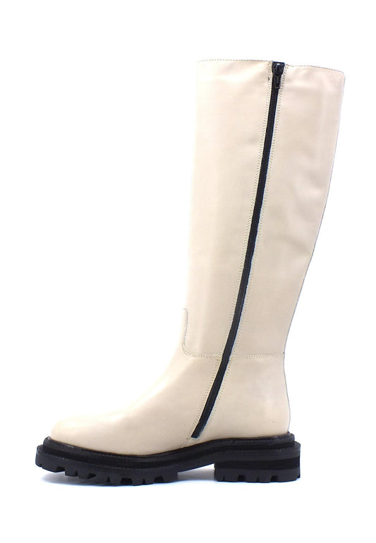 CAFENOIR Stivale Donna Off White FC1106 - Sandrini Calzature e Abbigliamento