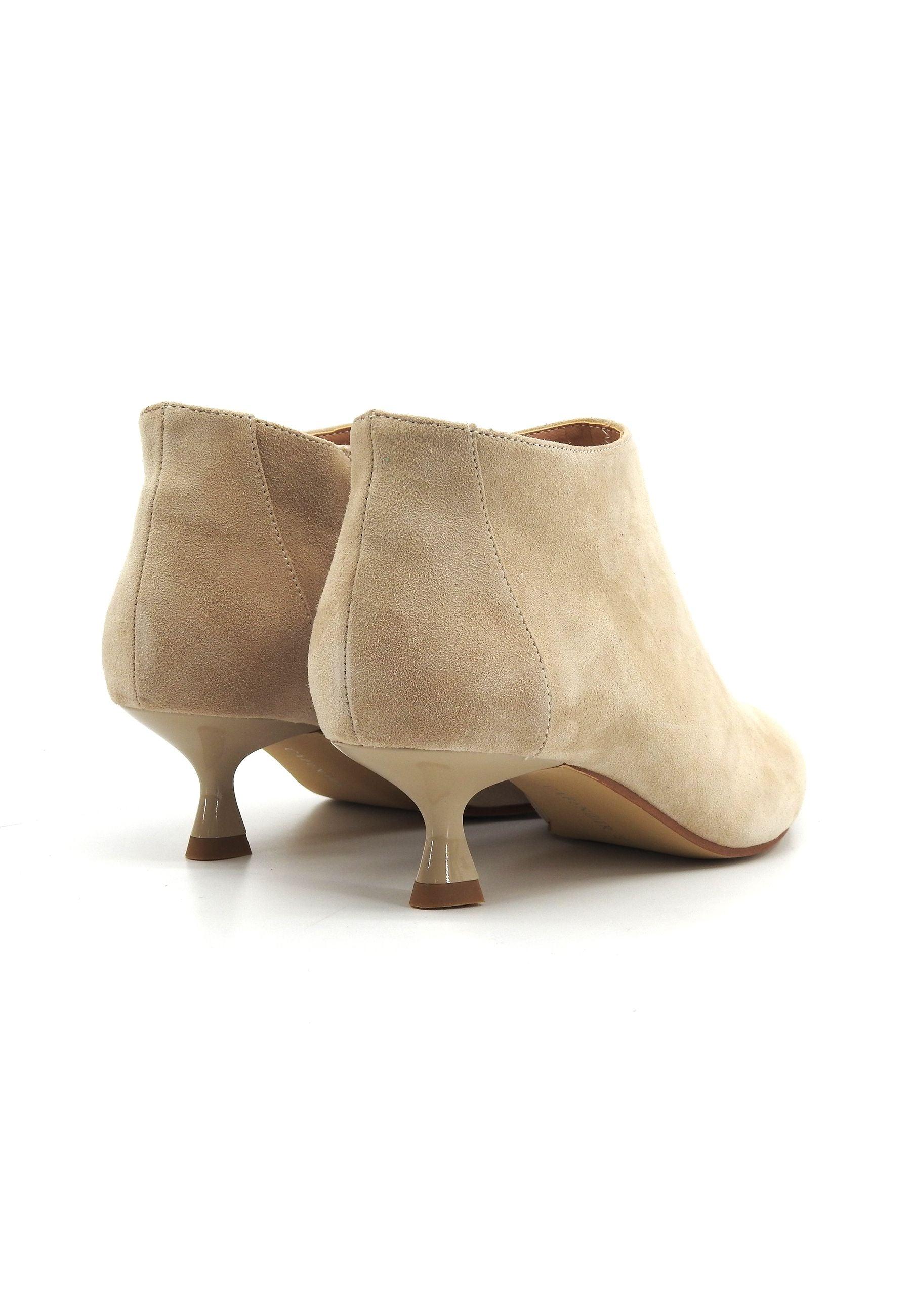 CAFENOIR Stivaletto Tronchetto Donna Ecru Beige EF5004 - Sandrini Calzature e Abbigliamento