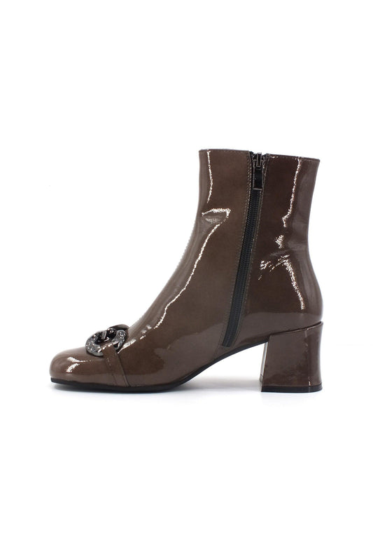 CAFENOIR Stivaletto Tronchetto Donna Tortora LB3011 - Sandrini Calzature e Abbigliamento