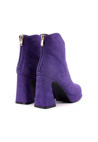 CAFENOIR Stivaletto Tronchetto Donna Viola NC9007 - Sandrini Calzature e Abbigliamento