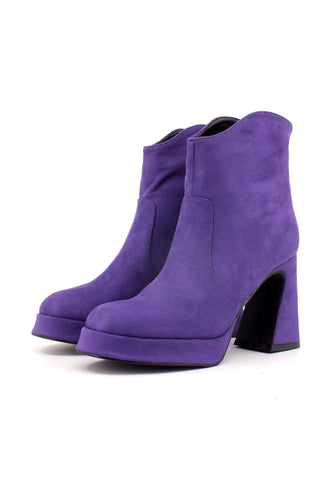 CAFENOIR Stivaletto Tronchetto Donna Viola NC9007 - Sandrini Calzature e Abbigliamento