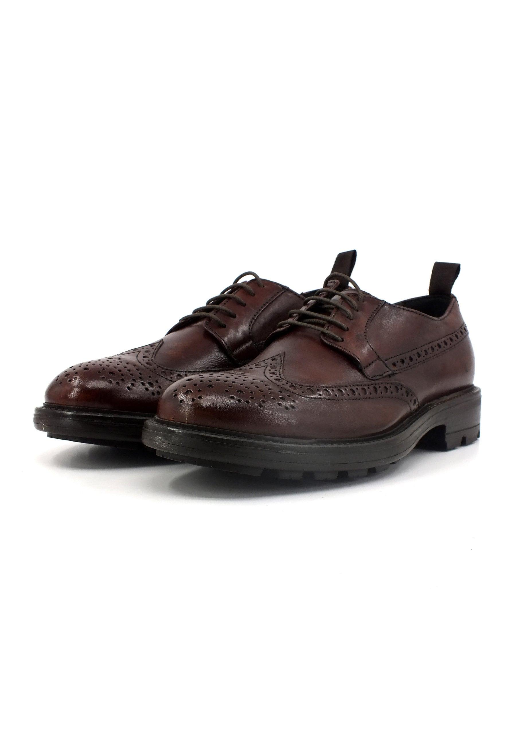 CAFENOIR Stringata Oxford Uomo Cuoio Marrone RF2003 - Sandrini Calzature e Abbigliamento