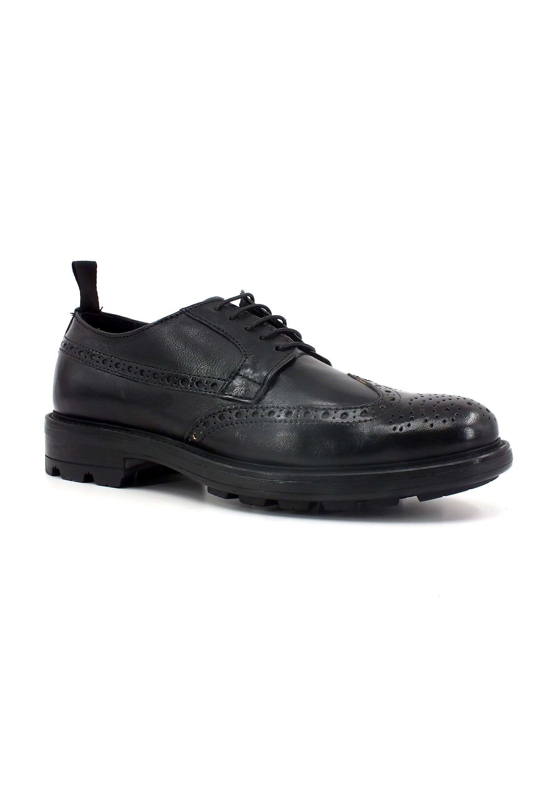 CAFENOIR Stringata Oxford Uomo Nero RF2003 - Sandrini Calzature e Abbigliamento