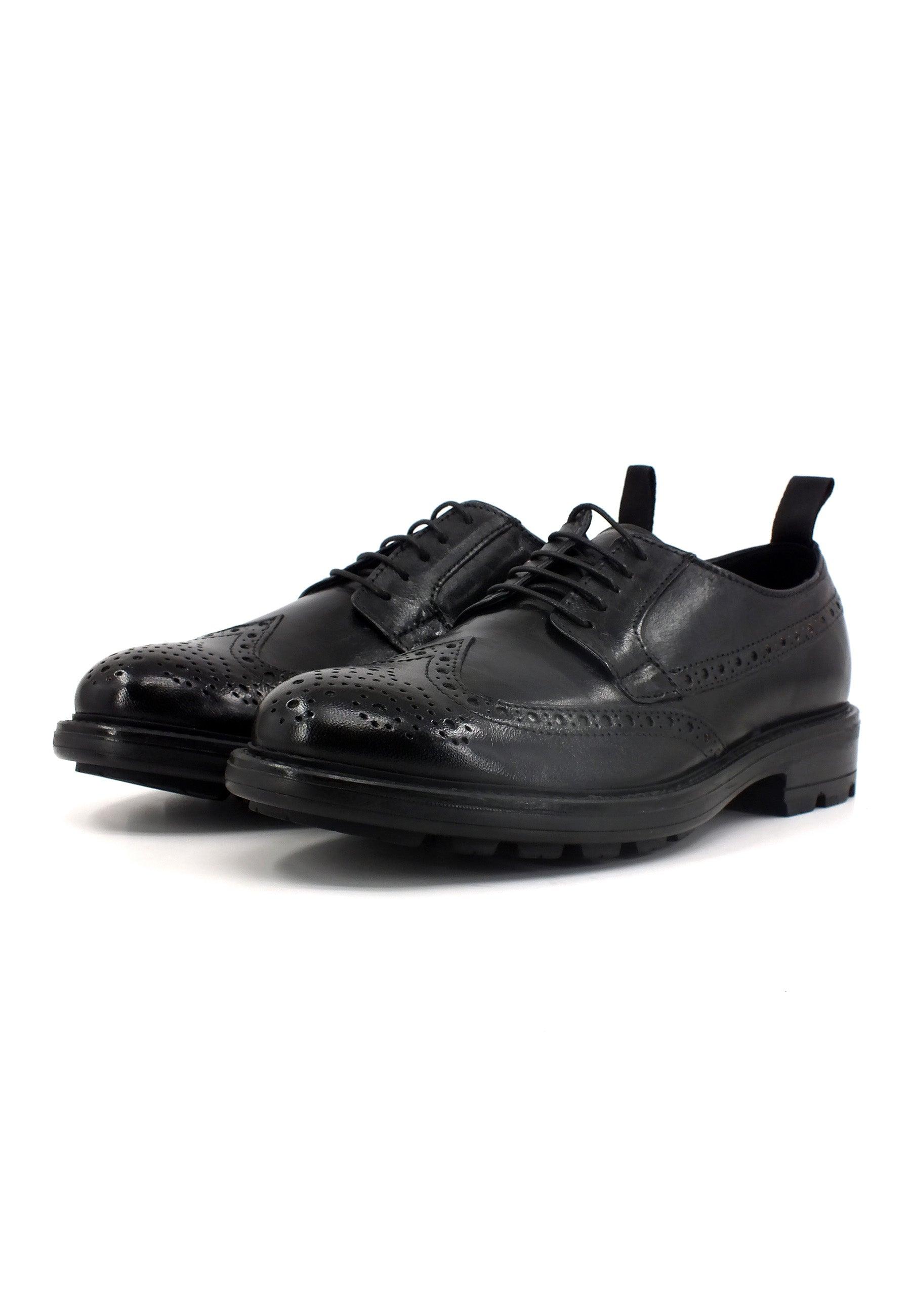 CAFENOIR Stringata Oxford Uomo Nero RF2003 - Sandrini Calzature e Abbigliamento