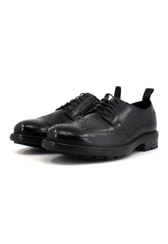 CAFENOIR Stringata Oxford Uomo Nero RF2003 - Sandrini Calzature e Abbigliamento