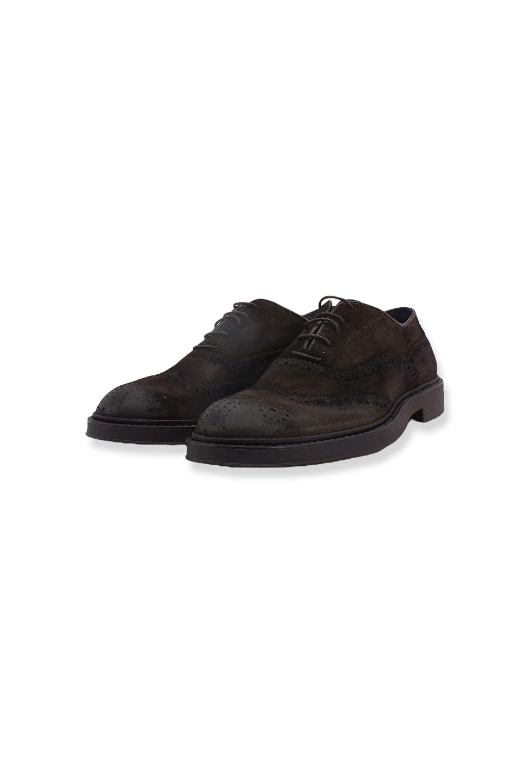 CAFENOIR Stringata Suede Uomo Moro RF6130 - Sandrini Calzature e Abbigliamento