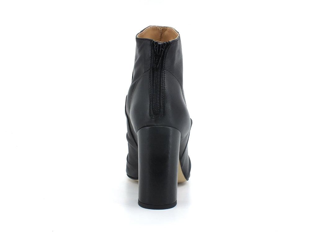 CAFENOIR Tronchetto Stivaletto Open Toe Tacco Nero EF4002 - Sandrini Calzature e Abbigliamento