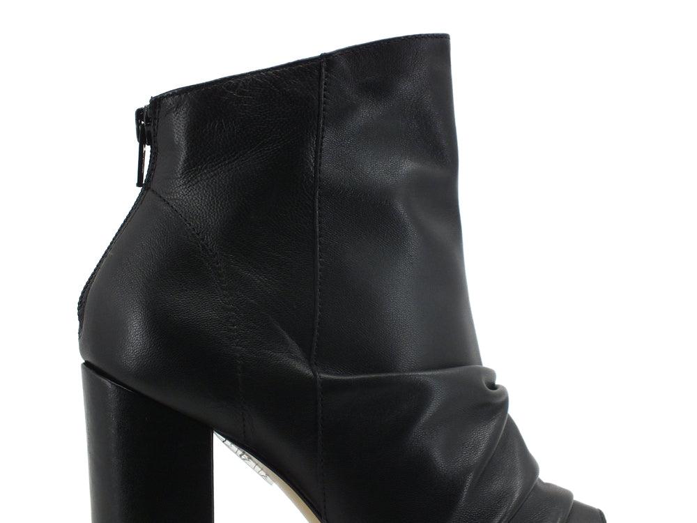 CAFENOIR Tronchetto Stivaletto Open Toe Tacco Nero EF4002 - Sandrini Calzature e Abbigliamento